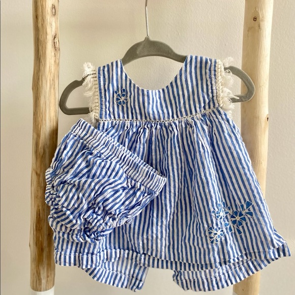 Hive West Palm Beach Almirah matching set - Top & Bloomers size 6-12 months - Picture 3 of 6